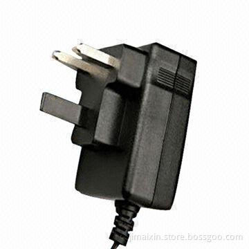 Switching power adapters with 15V/1A output, UK plug, UL, FCC, CE marks